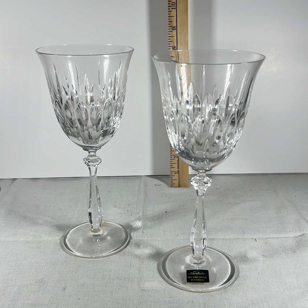 Noritake Crystal Wine Glasses - Clear